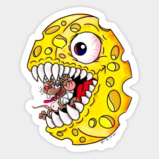 Revenge of Cheese Sticker